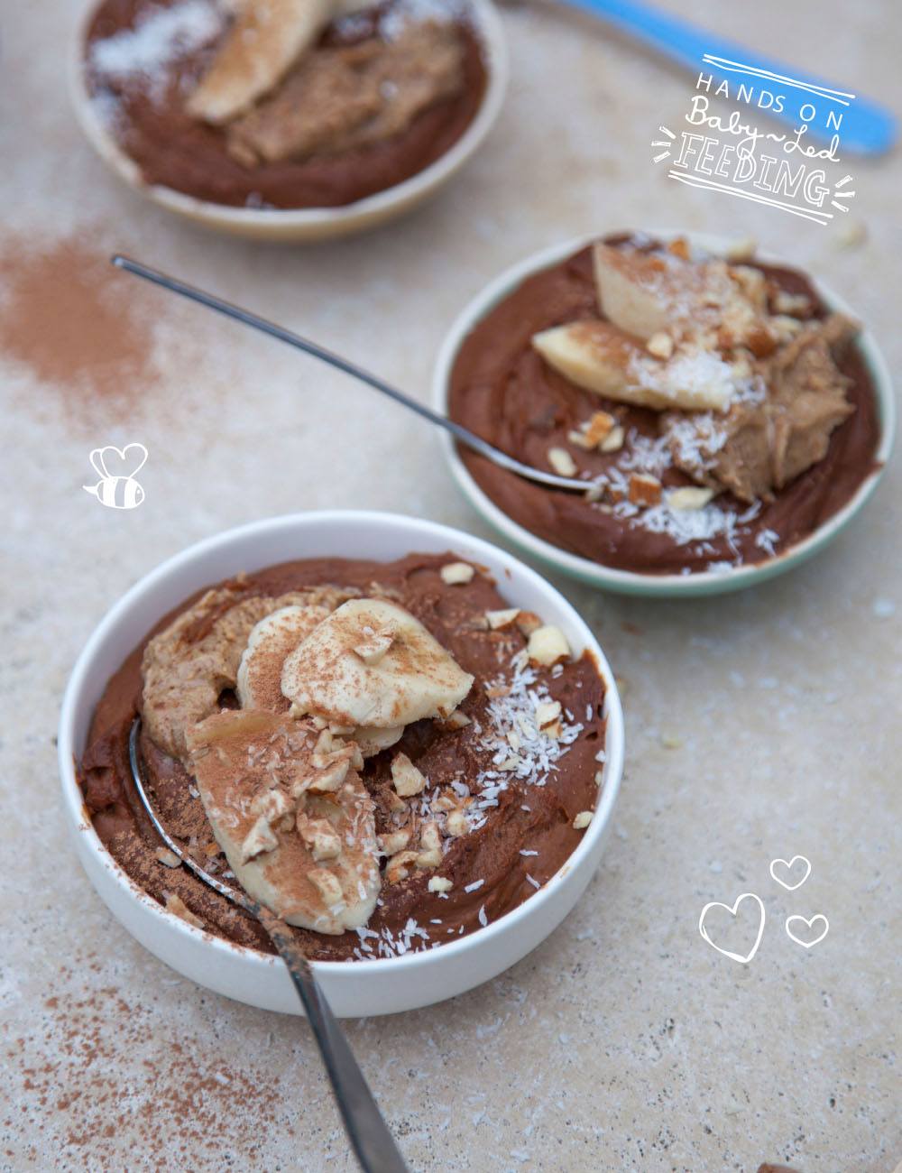 Peanut Butter & Sweet Potato Chocolate Mousse - Healthy BLW Recipe