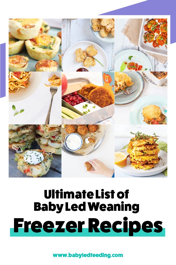 50 Make Ahead, Freezer Friendly Meals for Baby Led Weaning (and